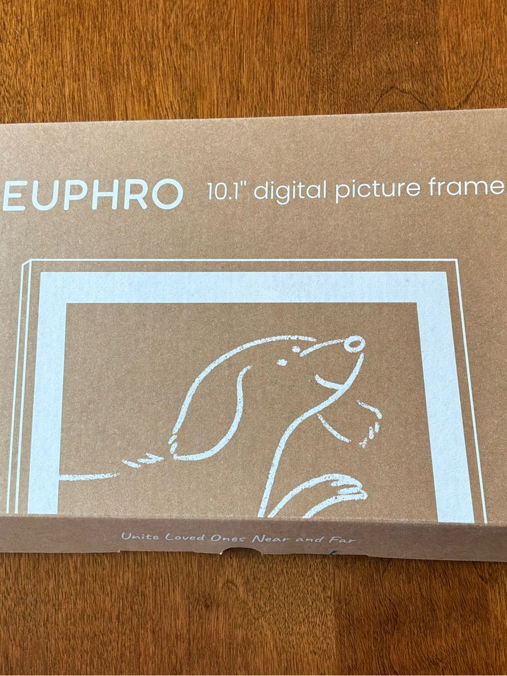 10.1" Digital Picture Frame - Brown